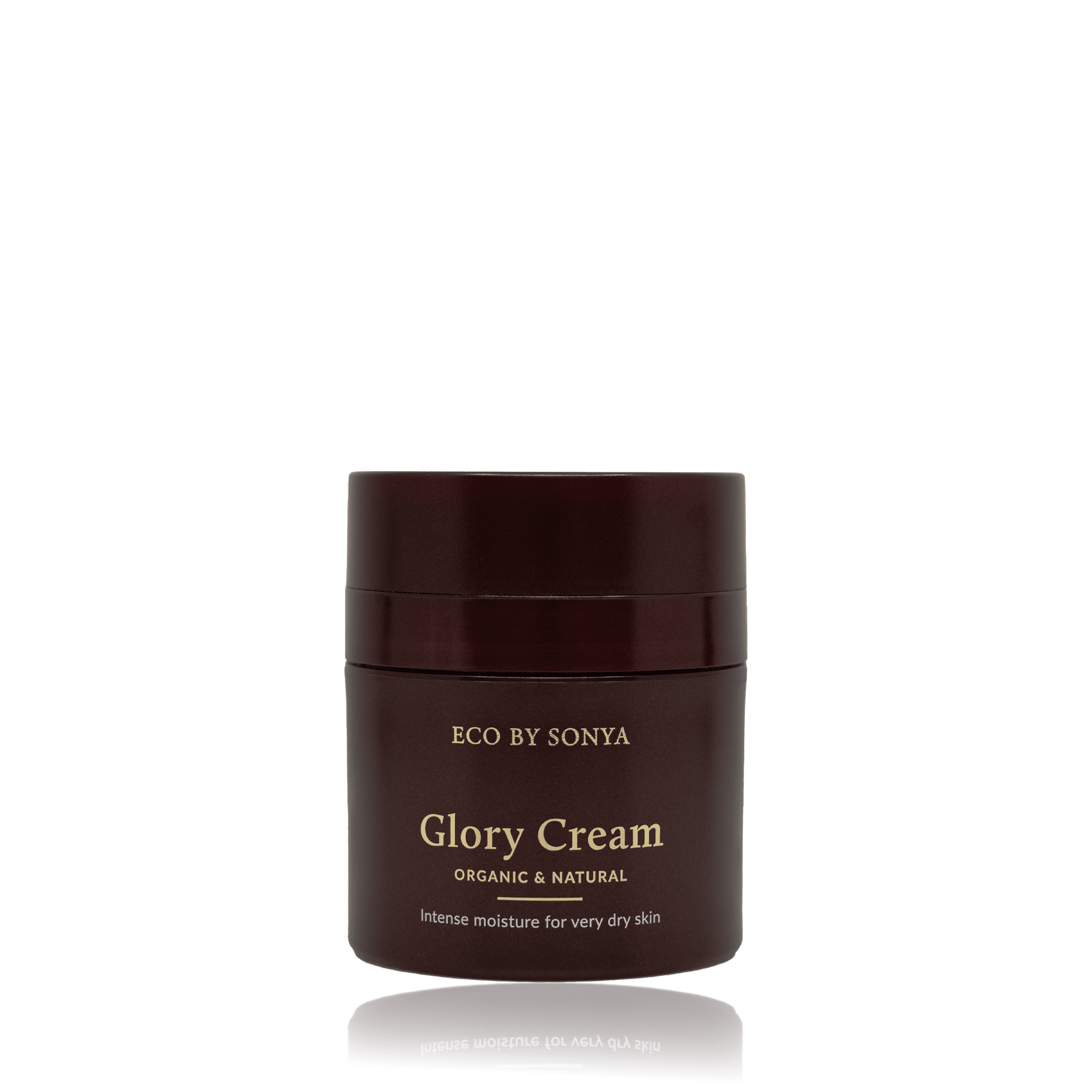 'Glory Cream' by ECO BY SONYA rich pro-age cream on a white background