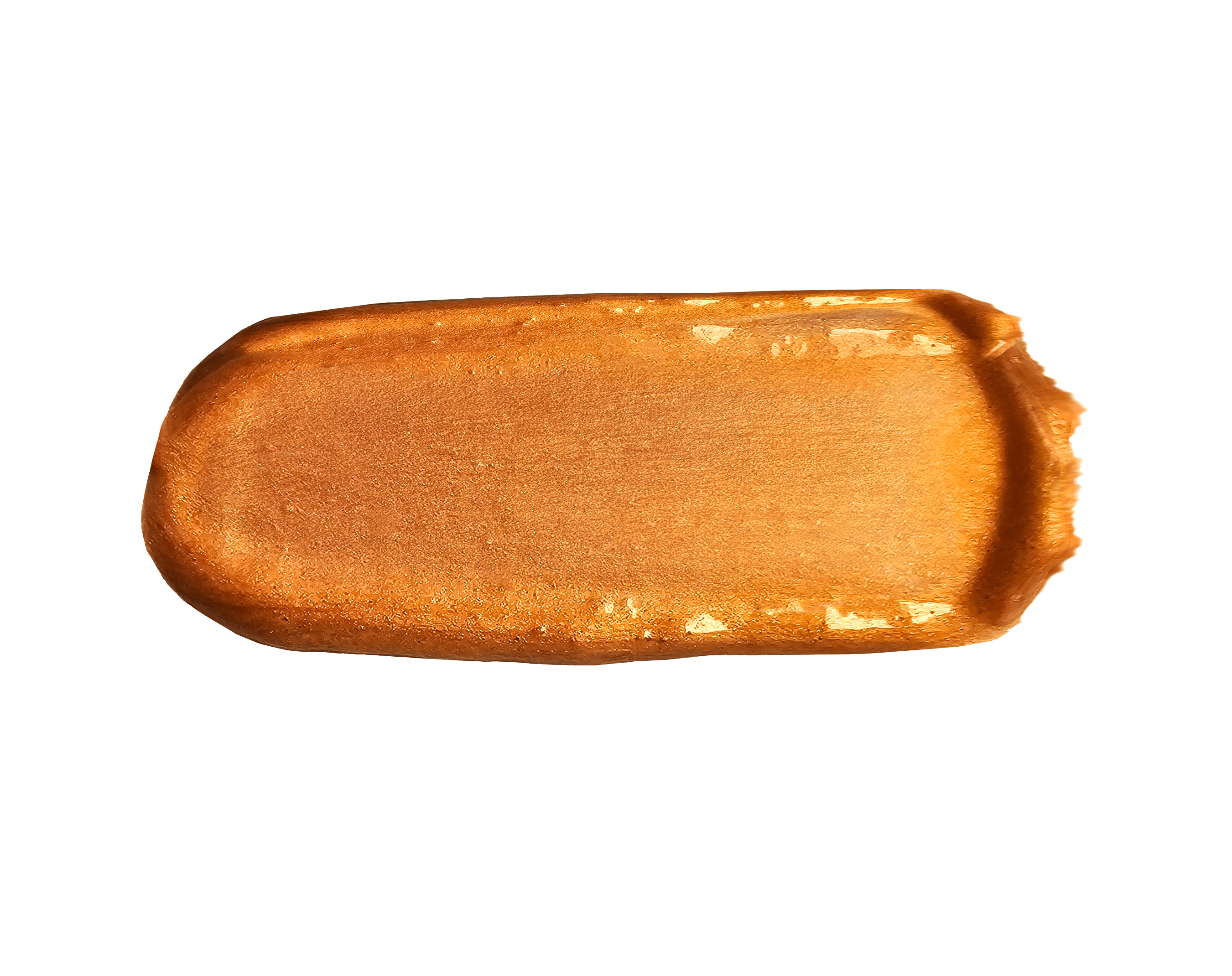 Eco By Sonya Golden Illuminiser smear showing fluid golden creamy texture with radiant luminous glow.