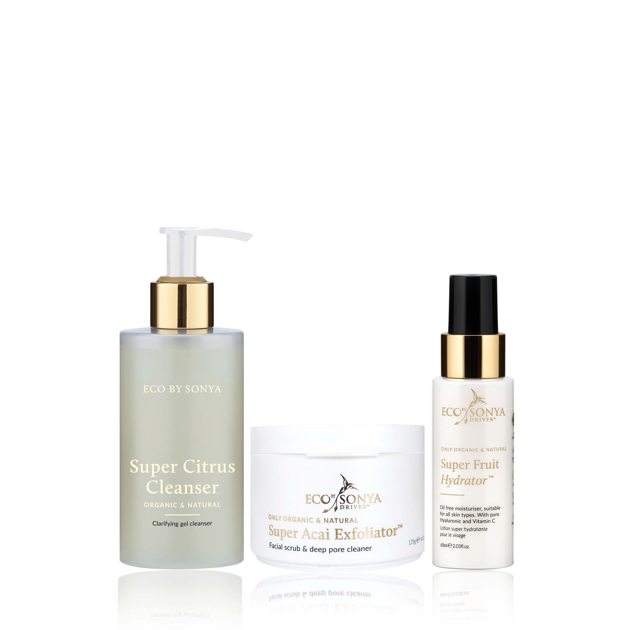 Eco By Sonya Starter Pack with Acai Exfoliator 