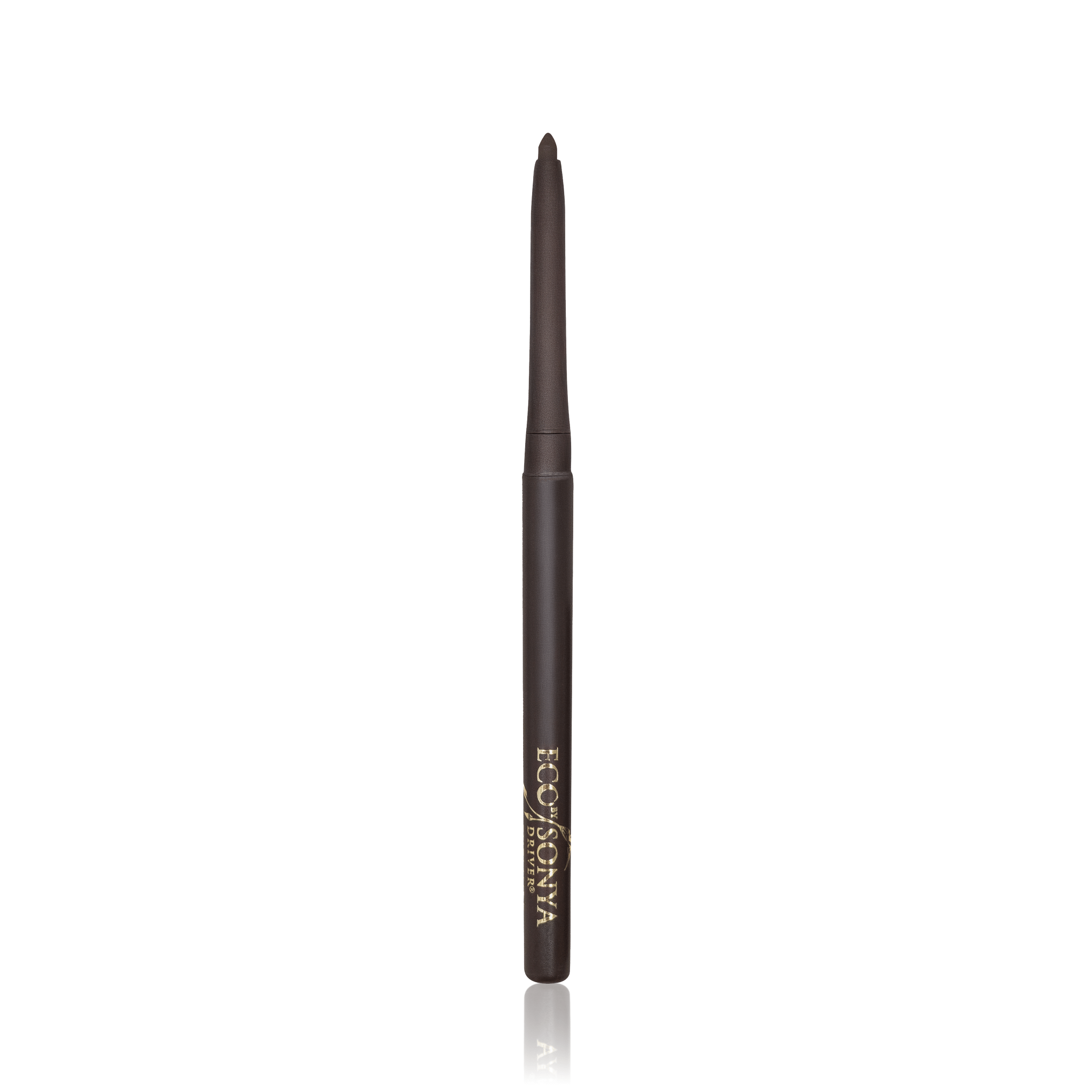 Eco by Sonya rich brown mechanical eyeliner pencil with clean ingredients