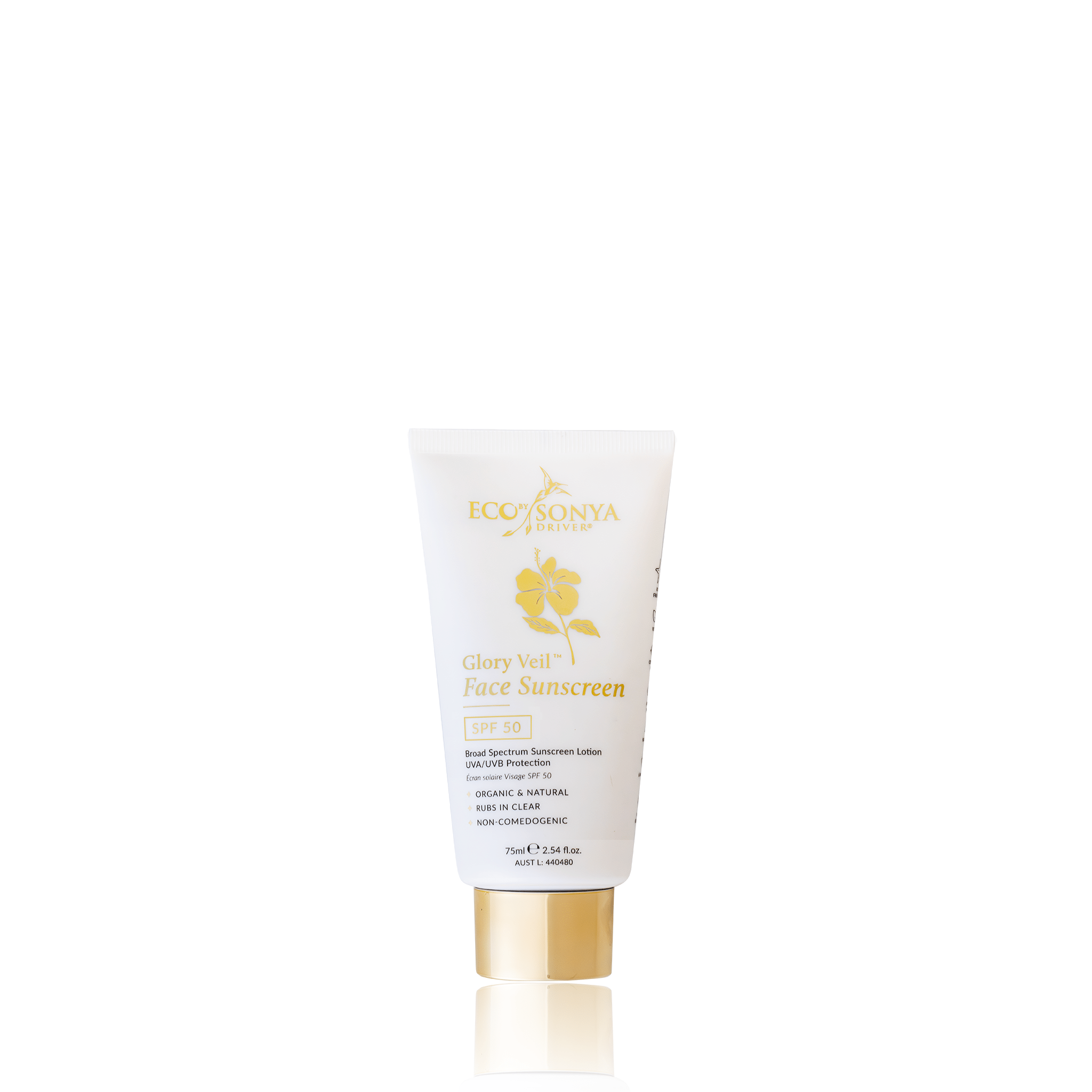 Eco by Sonya Glory Veil Face Sunscreen SPF 50 natural zinc sunscreen